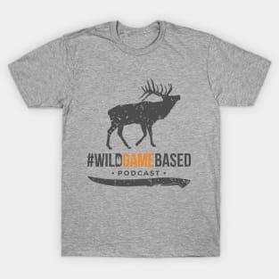 Wild Game Based Podcast Elk Logo T-Shirt